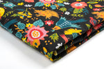BIRDS 'N' FLOWERS WEIGHTED BLANKET close up