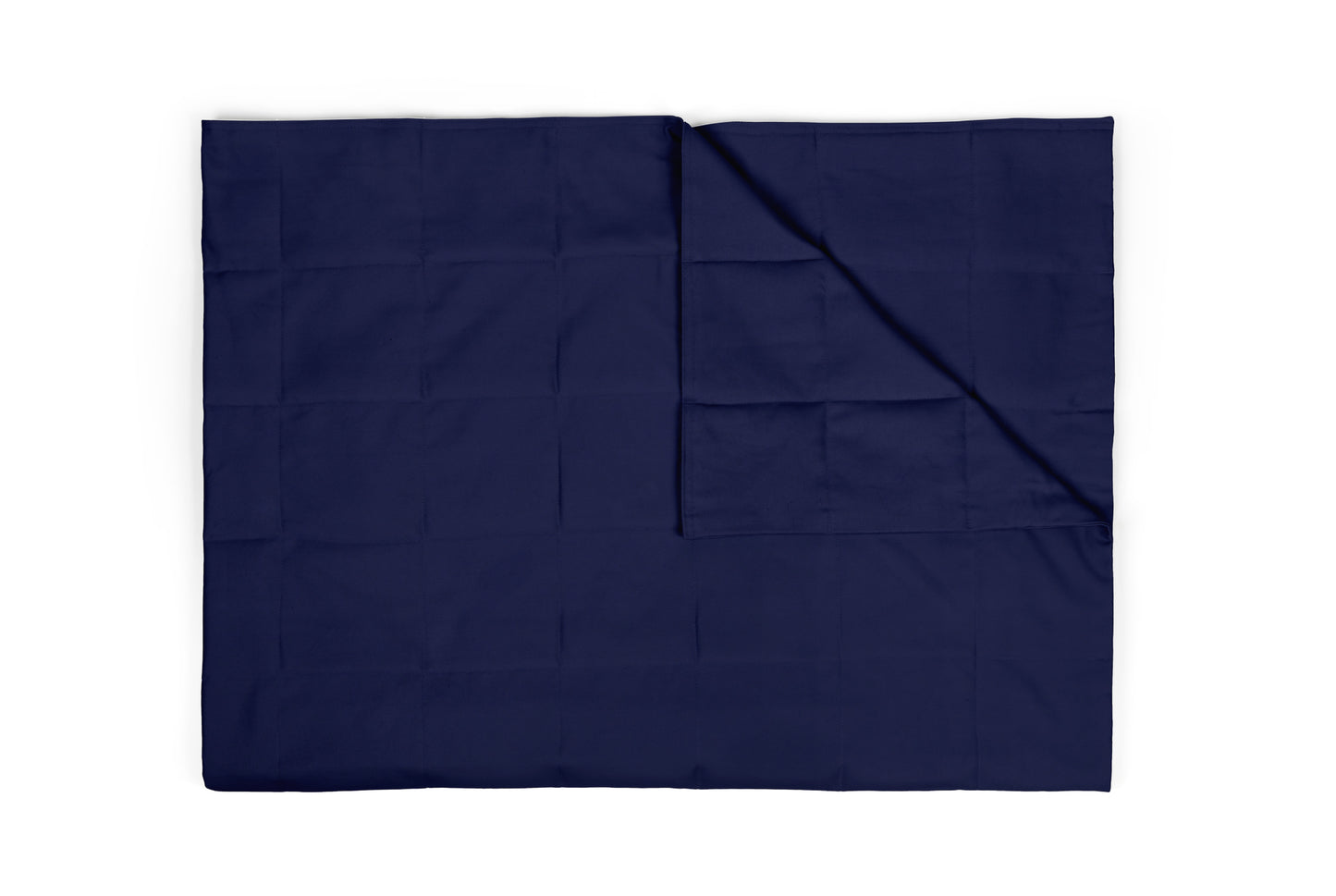 NAVY BLUE COTTON WEIGHTED BLANKET