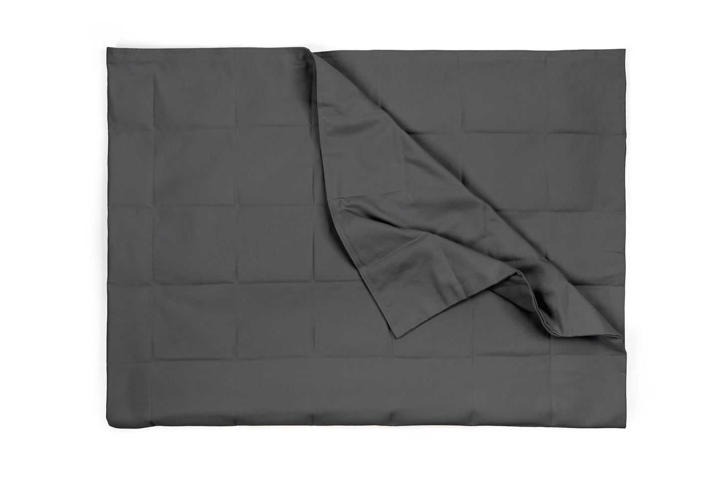 DARK GREY COTTON WEIGHTED BLANKET