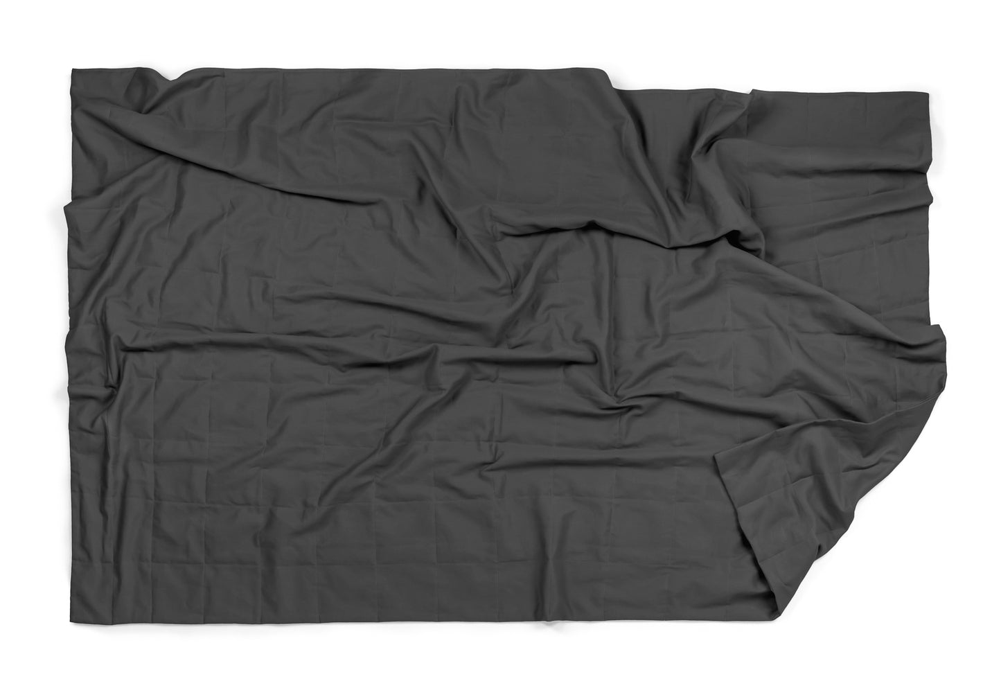 DARK GREY COTTON WEIGHTED BLANKET
