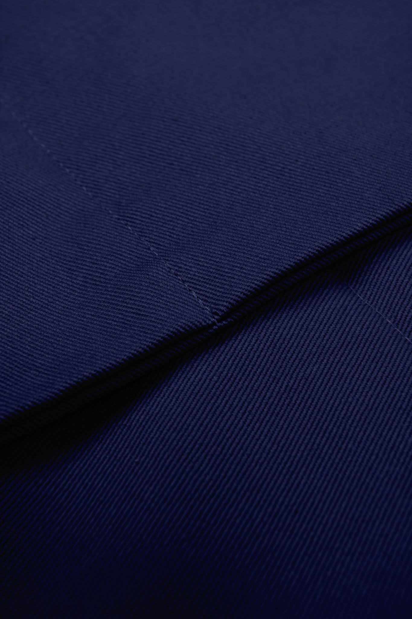 NAVY BLUE COTTON FABRIC TOP OF WEIGHTED BLANKET