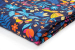SUMMER MEADOW COTTON TOP WEIGHTED BLANKET print close up