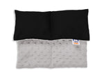 Plush Comfort Weighted Lap Pad -black and grey colour