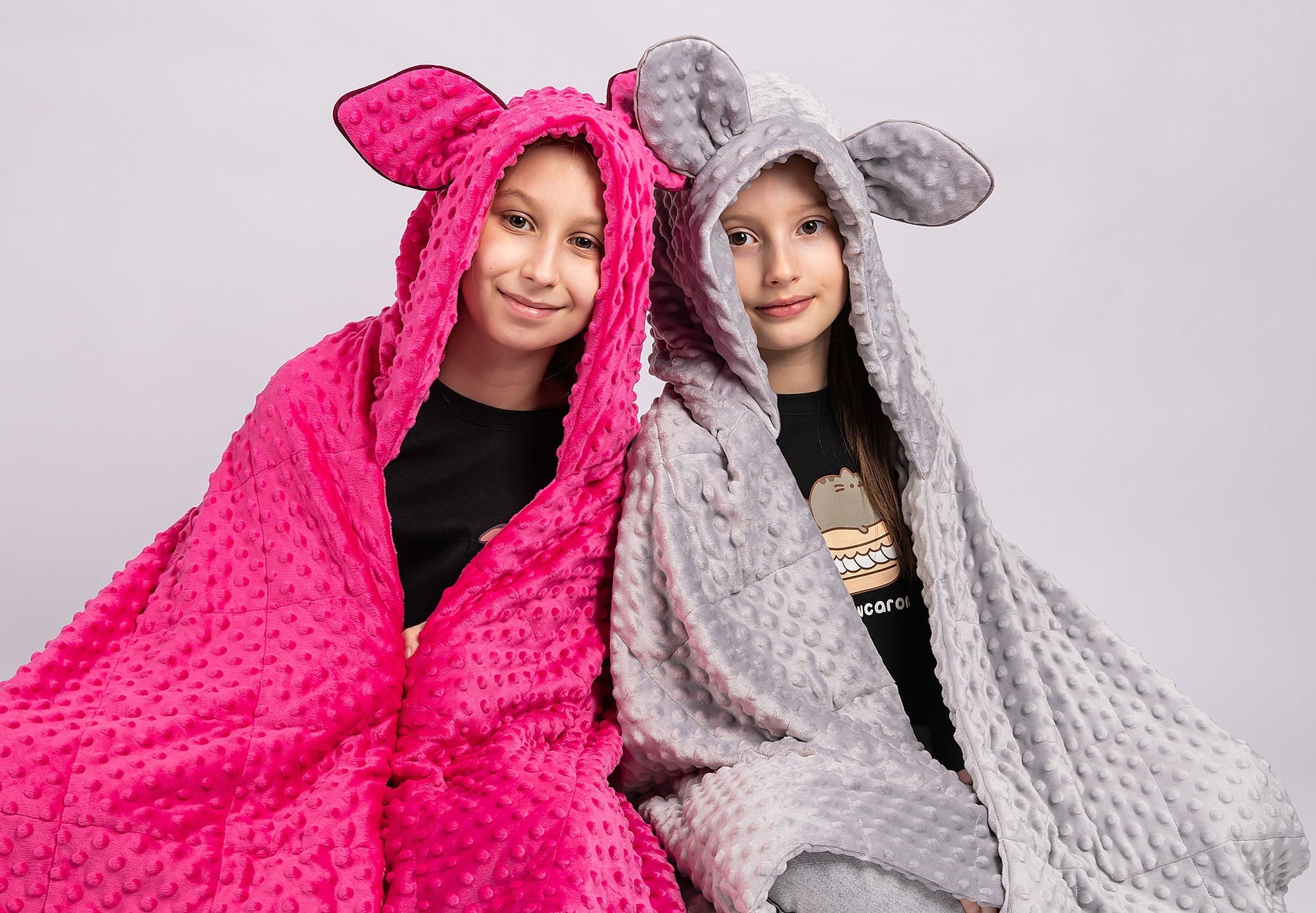 CHILDREN IN WEIGHTED BLANKET HOODIE SENSORY OWL