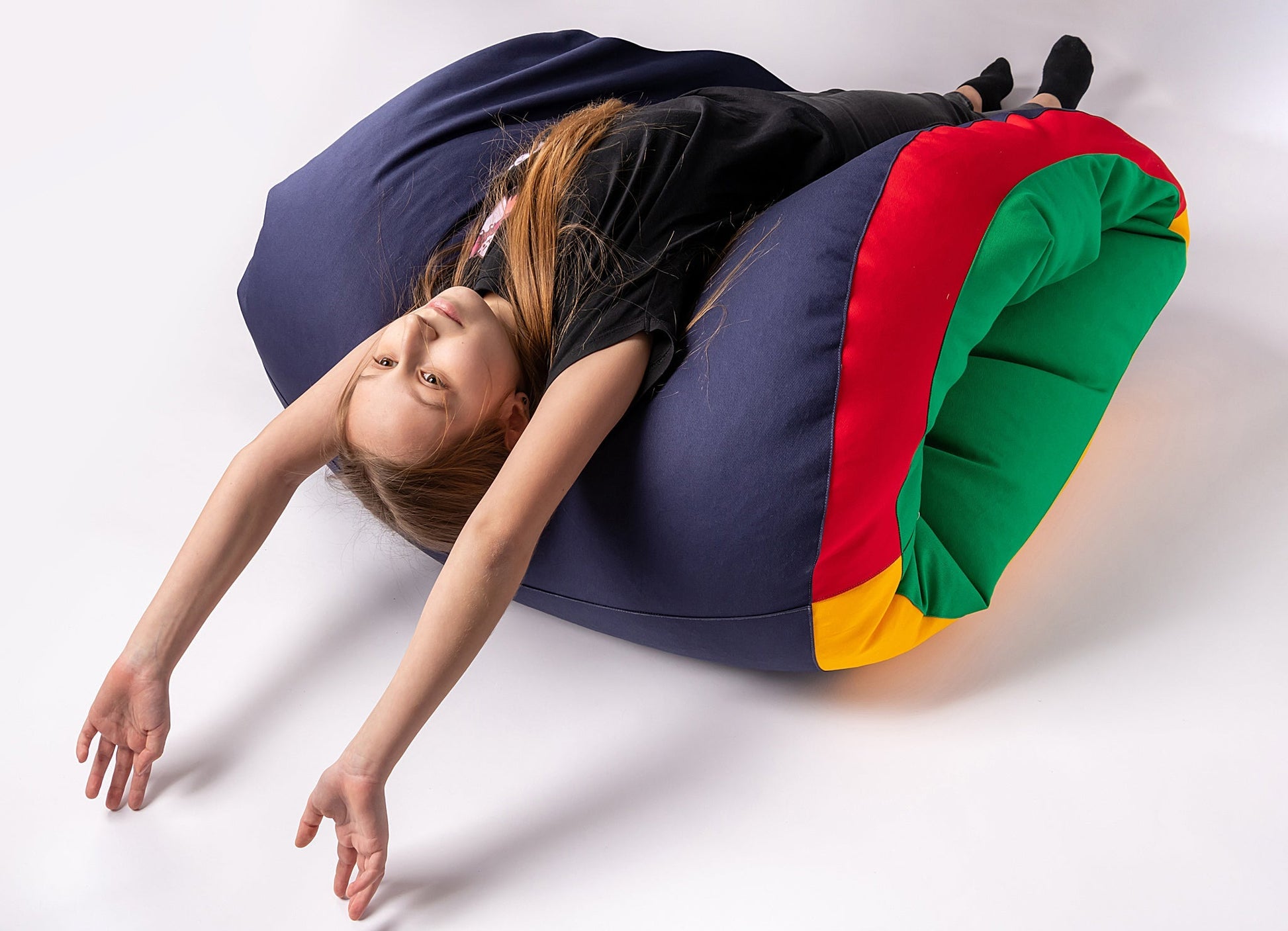 Large Sensory Bean Bag Tunnel Pouf | Sensory Owl