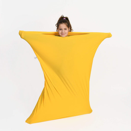 YELLOW BODY SOCK | SENSORY TOYS | SENSORY LEARNING & EXERCISE 